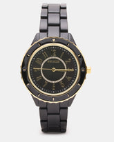 WOMEN'S STAINLESS STEEL WATCH BLACK